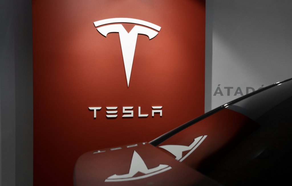 Tesla Emblem Color Change